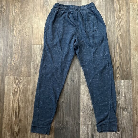 Dip Mens Sweatpants Small Navy Heathered Drawstring Lightweight Casual Travel - Picture 2 of 5